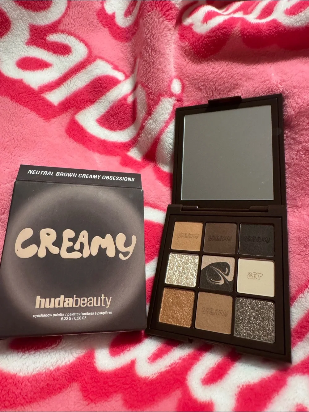 Huda Beauty Creamy Obsessions Neutral Brown Eyeshadow Palette - New In Box